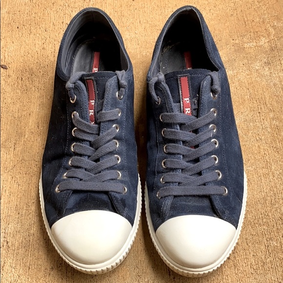 prada cap toe sneakers